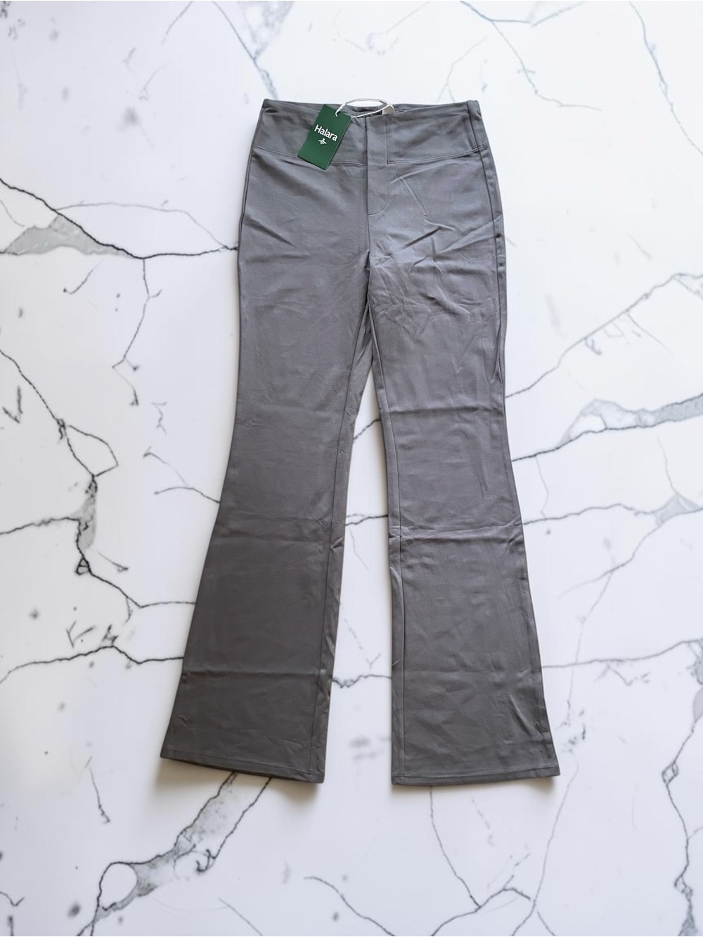 NWT Halara Flex™ High Waisted Back Side Pocket Slight Flare Work Pants